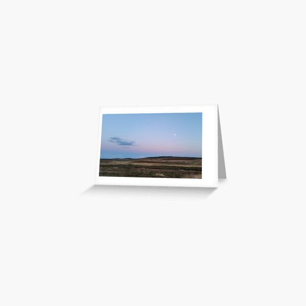 Moon Moor Greeting Card