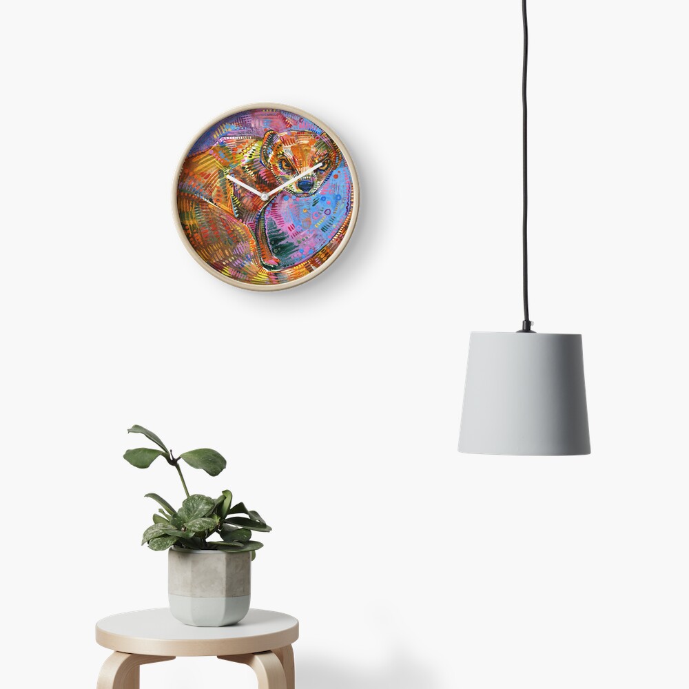 Superhero painting - 2015 Clock