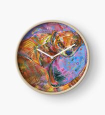 Superhero painting - 2015 Clock