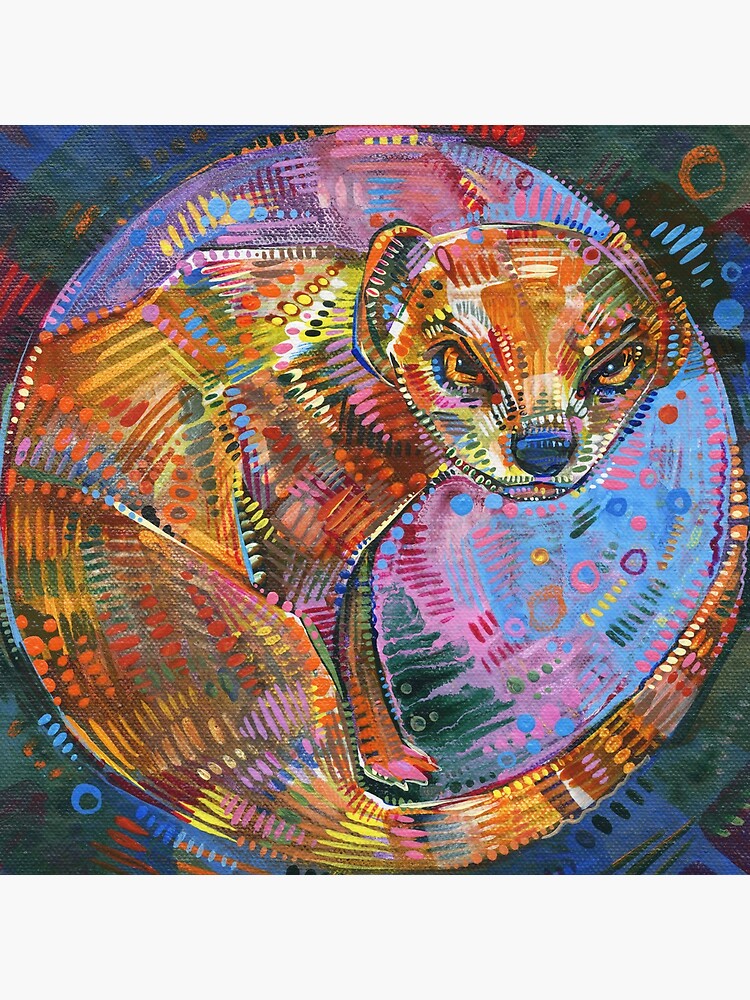 Mongoose Painting - 2015 by gwennpaints