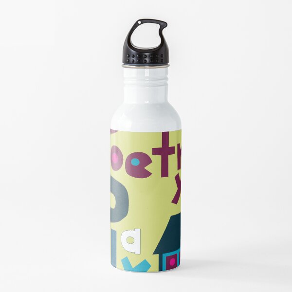 Jules Poetry Playhouse logo Water Bottle
