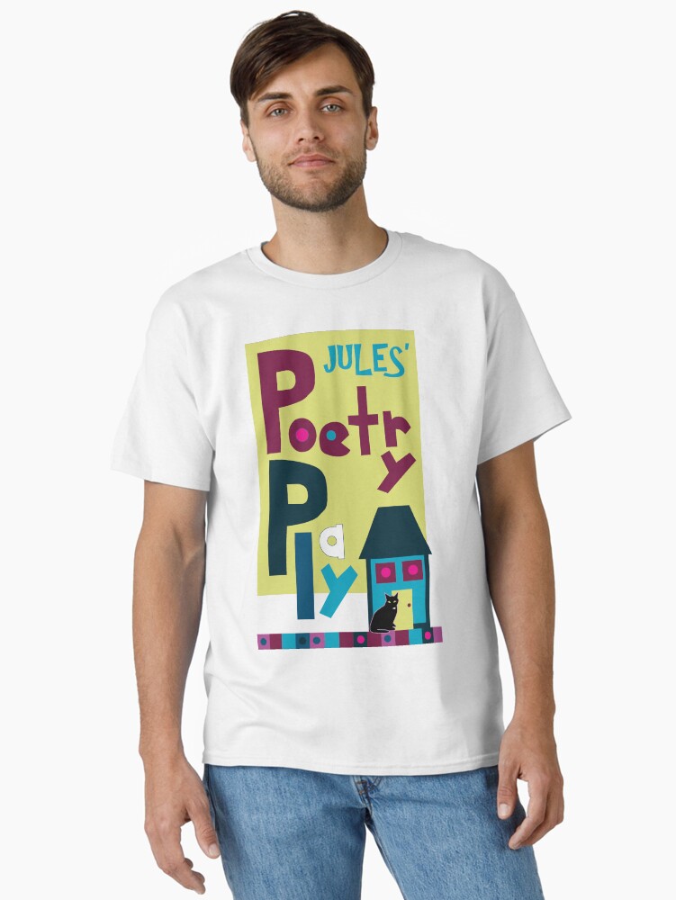 Thumbnail 1 of 7, Classic T-Shirt, Jules Poetry Playhouse logo designed and sold by julesnyquist.