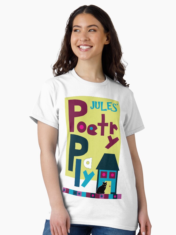 Thumbnail 2 of 7, Classic T-Shirt, Jules Poetry Playhouse logo designed and sold by julesnyquist.