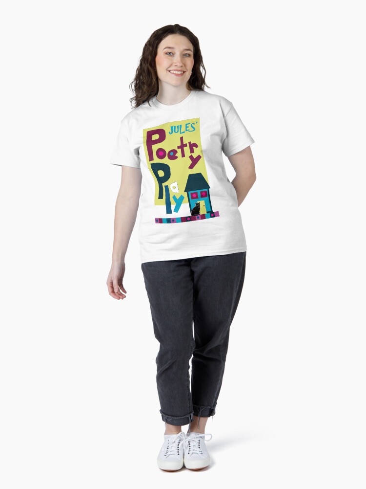 Thumbnail 4 of 7, Classic T-Shirt, Jules Poetry Playhouse logo designed and sold by julesnyquist.
