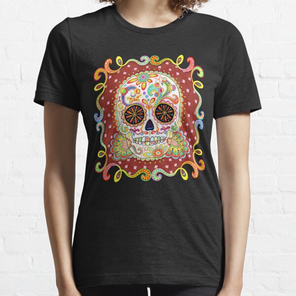Dia De Los Dodger Halloween Sugar Skull Shirt - High-Quality