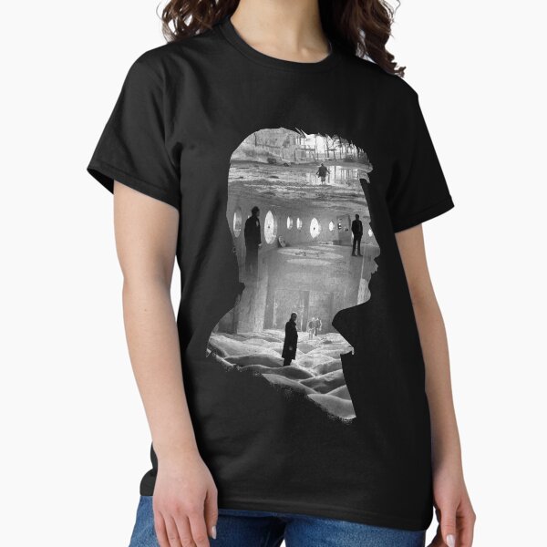 Vista previa del artículo con la obra «Collage de silueta de Andrei Tarkovsky», diseñado y vendido por burrotees.