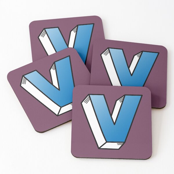 Item preview, The Letter V - Blue designed and sold by FinlayMcNevin.