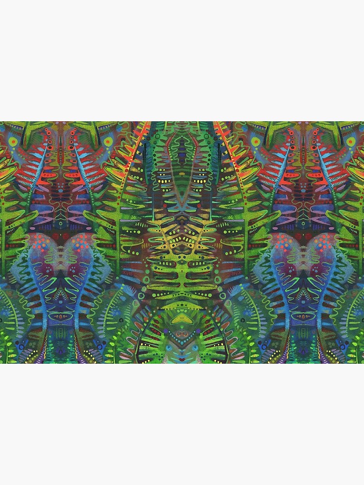 Fern detail painting - 2014 by gwennpaints