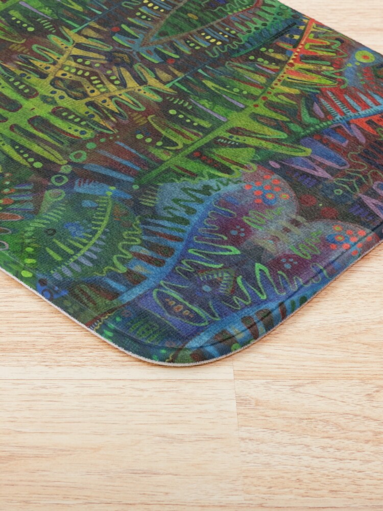 Alternate view of Fern detail painting - 2014 Bath Mat