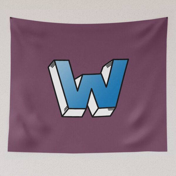 Item preview, The Letter W - Blue designed and sold by FinlayMcNevin.
