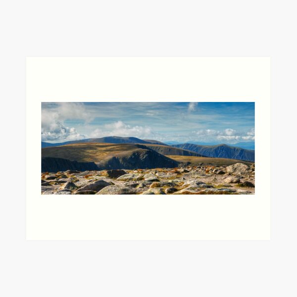 Cairngorm To Braeriach Art Print