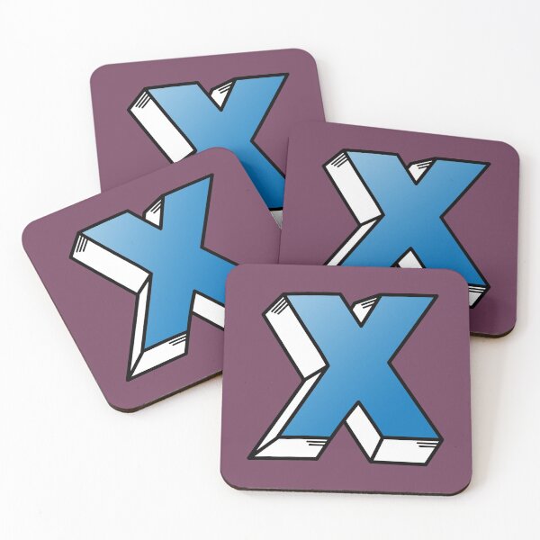 Item preview, The Letter X - Blue designed and sold by FinlayMcNevin.
