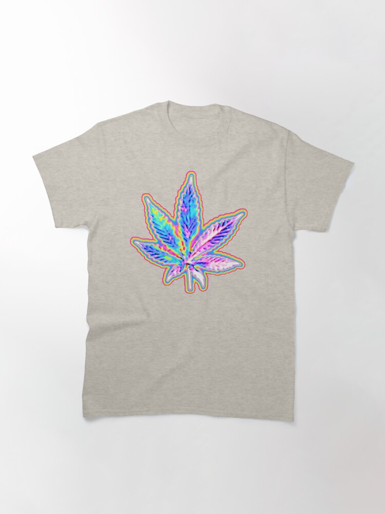 Thumbnail 3 of 7, Classic T-Shirt, Luminous Leaf designed and sold by dinaaaaaah.