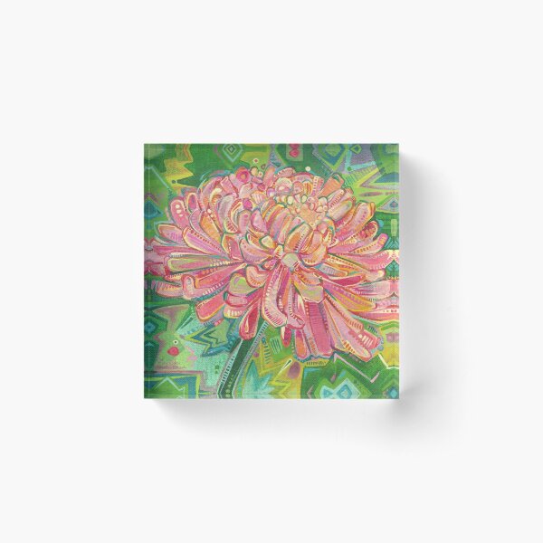 Mum Painting - 2015 Acrylic Block