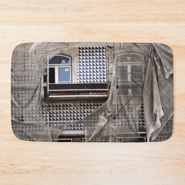 Item preview, Antique Building's Facade with Scaffolding designed and sold by Anna Lemos.