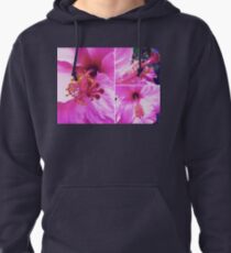 Pink Hibiscus Pullover Hoodie