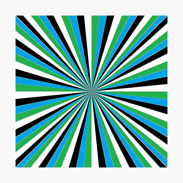 Optical #Art: Moving #Pattern #Illusion - #OpArt  Photographic Print