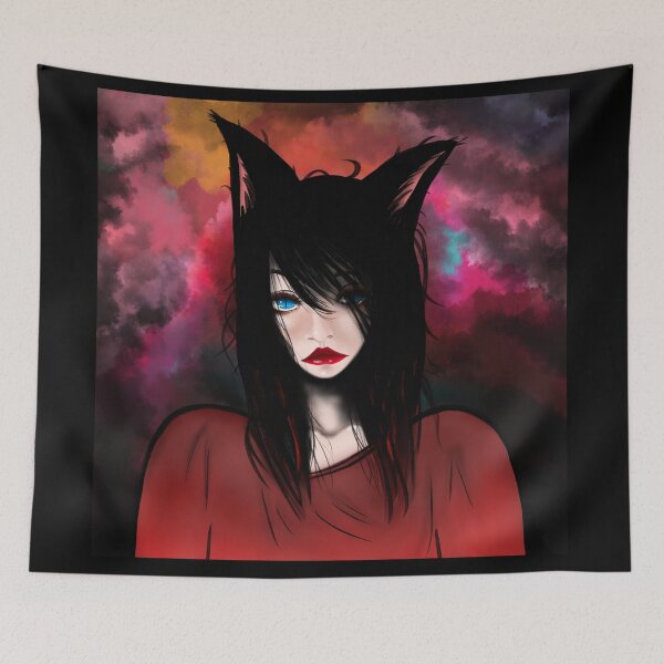 Item preview, cat girl designed and sold by colorsofcherry.