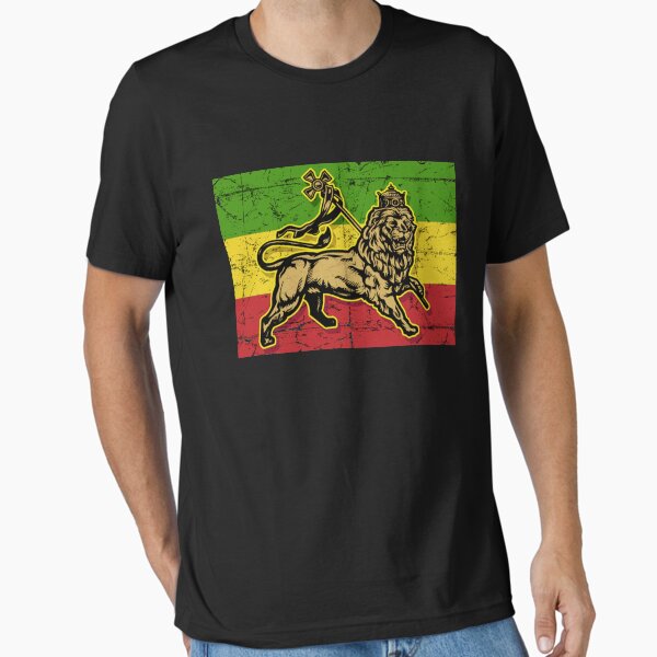 Vista previa del artículo con la obra « Bandera del león de judá vintage», diseñado y vendido por NabilJamal.