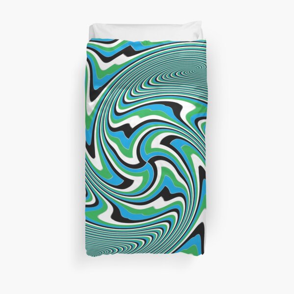 Optical #Art: Moving #Pattern #Illusion - #OpArt Duvet Cover