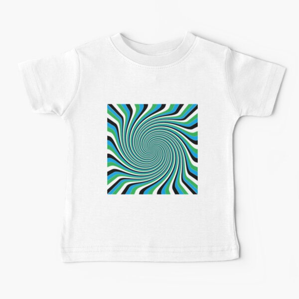 Optical #Art: Moving #Pattern #Illusion - #OpArt Baby T-Shirt