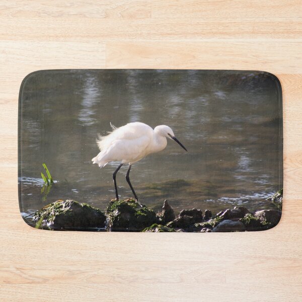 Item preview, White heron bird by the river  designed and sold by Anna Lemos.