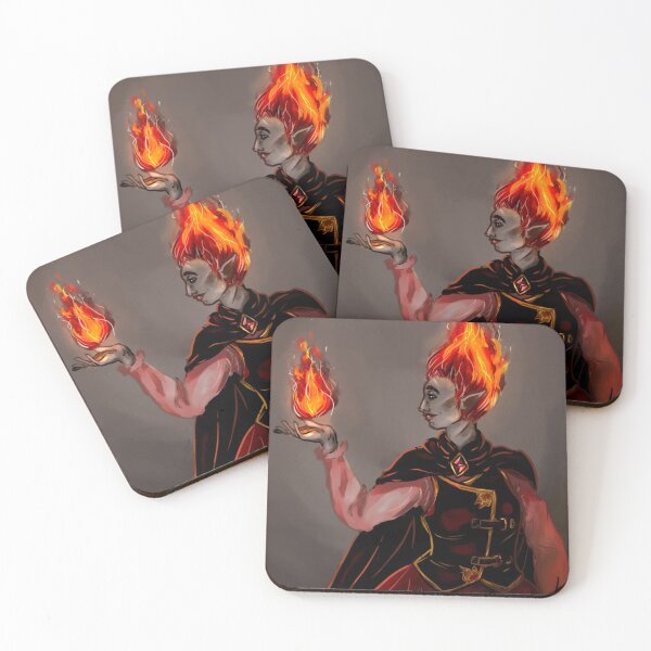 Item preview, Fire Genasi Mage designed and sold by hekyllandhyde.