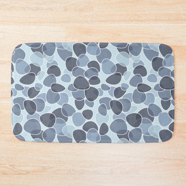 Item preview, Blue Pebbles Repeating Pattern designed and sold by lotusland.