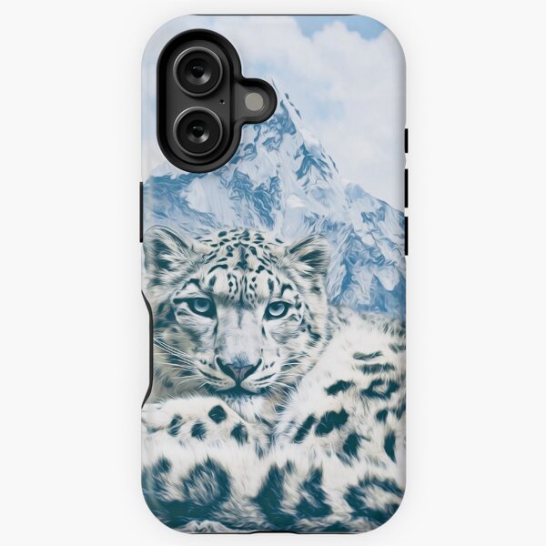 Item preview, Snow Leopard Over the Mountains designed and sold by XanderWitch Creative.