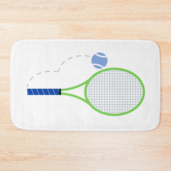Item preview, Neon Green Tennis Racket with Blue Ball designed and sold by VintageStyle.