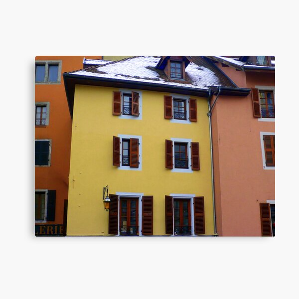 Annecy en couleurs Canvas Print
