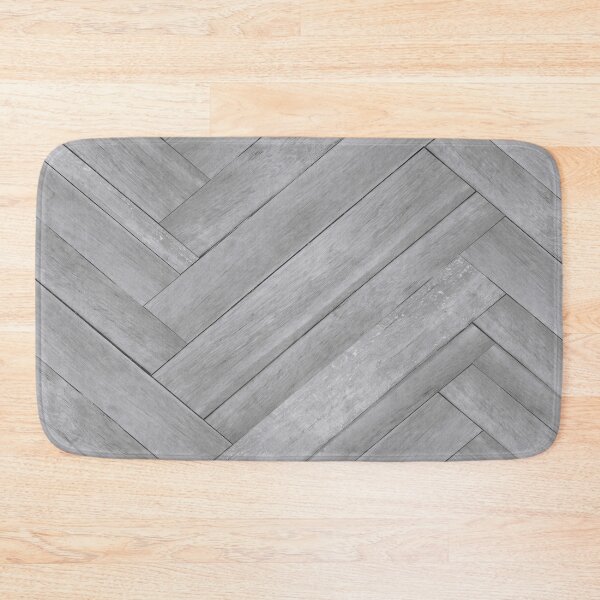 Item preview, Light Grey Wood Herringbone Planks designed and sold by VintageStyle.