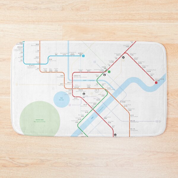 Item preview, Hangzhou Metro Map designed and sold by Jug Cerovic.