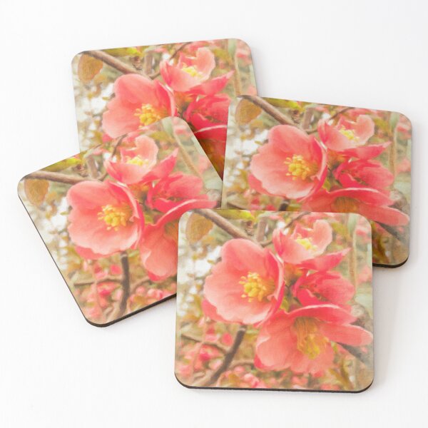 Item preview, Quince Branch Vertical designed and sold by Leslie Montgomery Art.