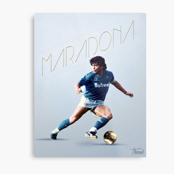 EL PIBE DE ORO Metal Print
