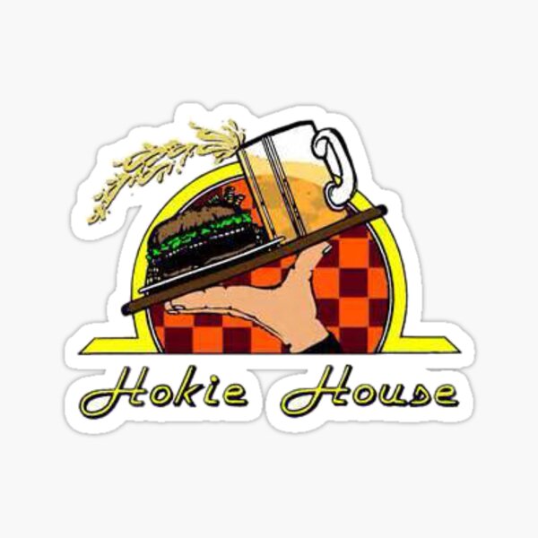 "Hokie House" Sticker by lorih96 Redbubble