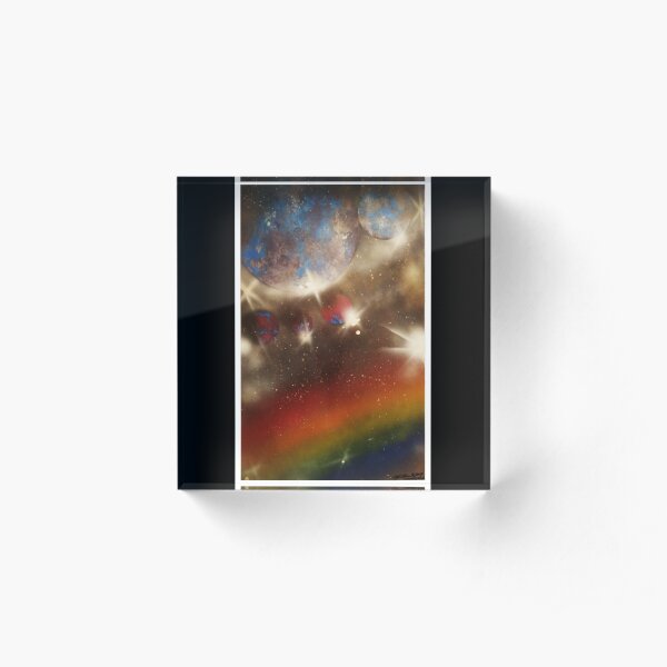 Rainbow Acrylic Block