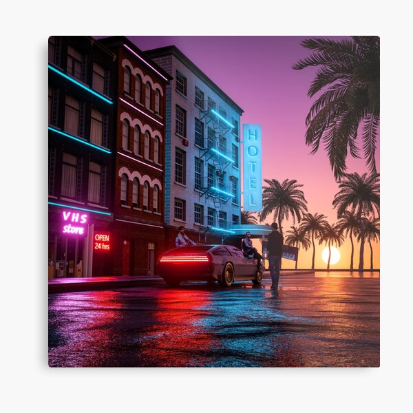 "Sundown Gig" Metal Print