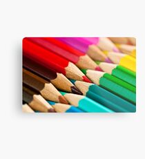Coloured Tips Metal Print
