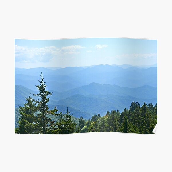 Blue Ridge Mountains - horizontal Poster
