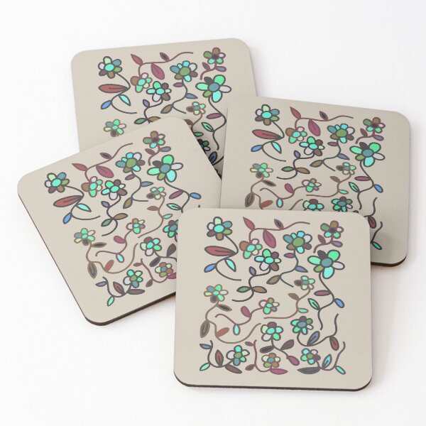 Aperçu de l'œuvre Boho Cartoon Fleurs Cadeaux Chemise Hipie Gypsy Unisexe créée et vendue par Crow and Monkey.