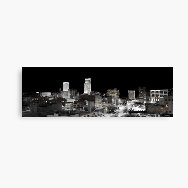 Omaha Night Lights Canvas Print