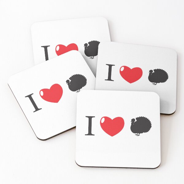 Item preview, I HEART Turkey ( I love turkeys!) designed and sold by thetypographer.