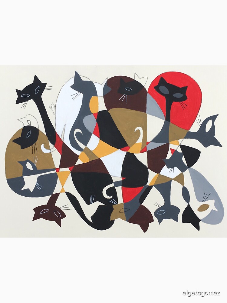 "Kitty Cat Scramble" Tshirt by elgatogomez Redbubble