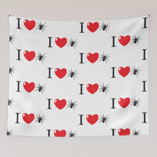 Item preview,  I HEART Spider ( I love spiders!) designed and sold by thetypographer.