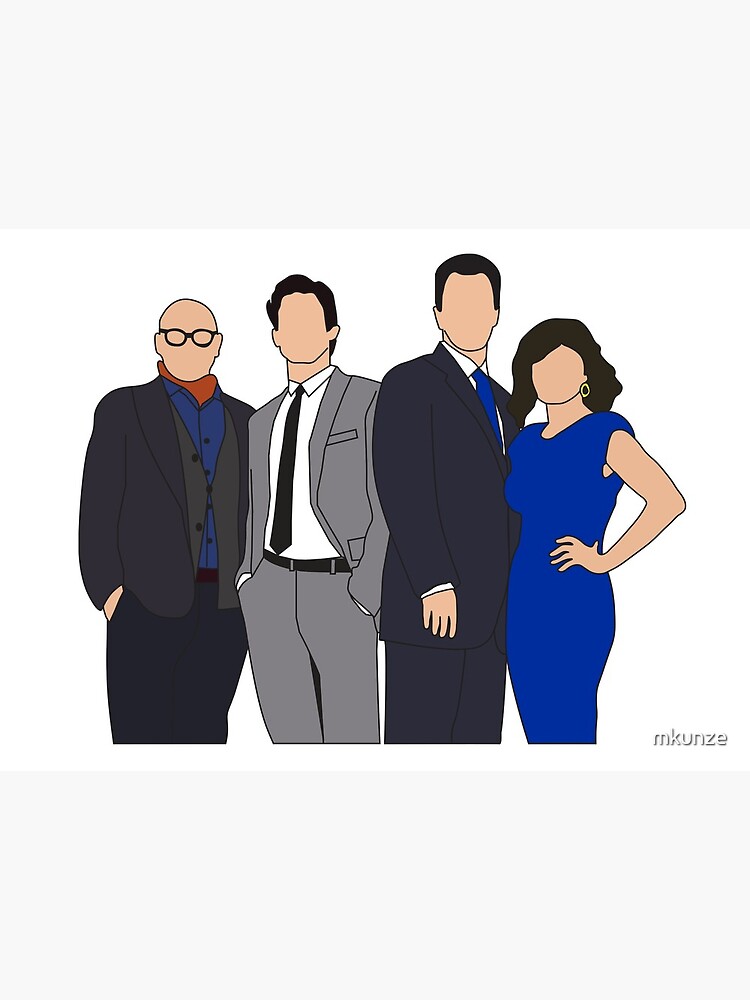 Peter Burke and Neal Caffrey - White Collar USA Poster for Sale by  ArielleKoch