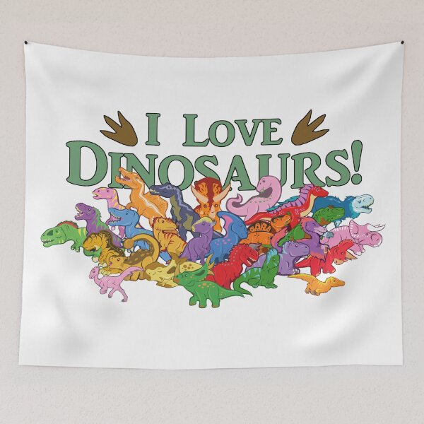Item preview, Cute and Colorful Dinosaurs designed and sold by TheKohakuDragon.