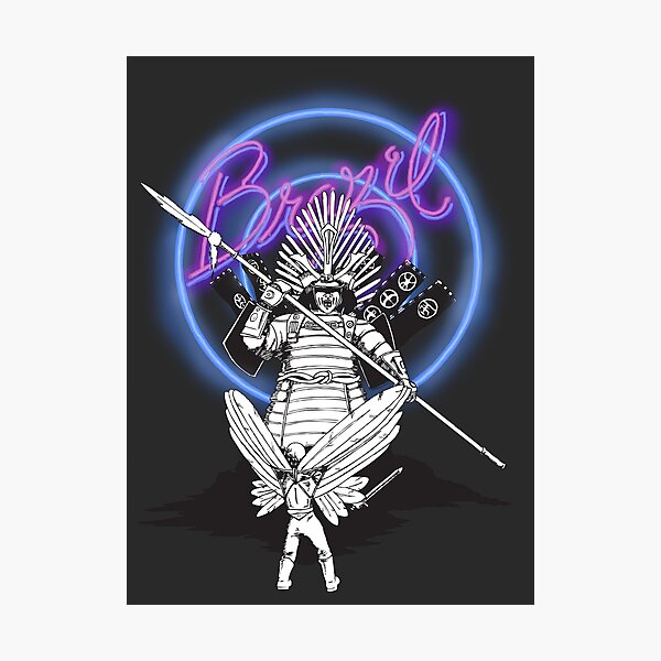 Brazil Sam vs the Techno Samurai Photographic Print