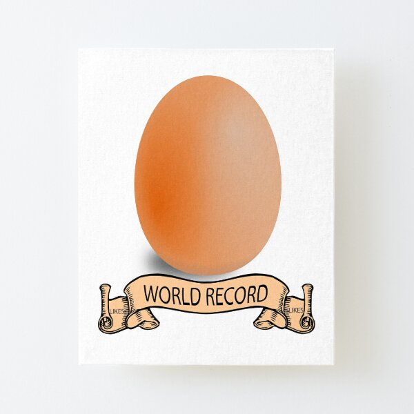 Instagram Egg Meme Wall Art Redbubble - the funniest game on robloxwere world record eggs