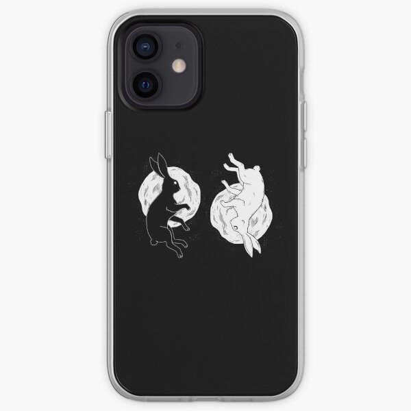 Hare Yin and Yang in the universe. iPhone Soft Case